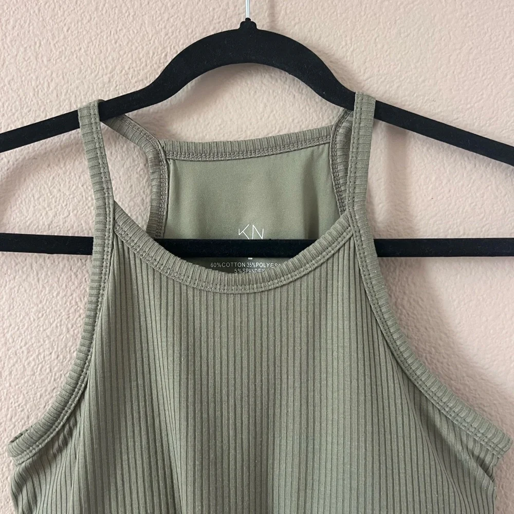 Klassy Network Ribbed High Neck Brami - Picture 7 of 12